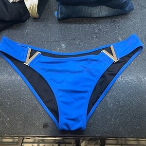Victorias Secret Stylish royal Blue Brazilian Swim Bottoms